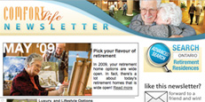 Comfort Life e-Newsletter