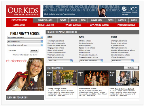 Canada's resource for parents about Private Schools 
